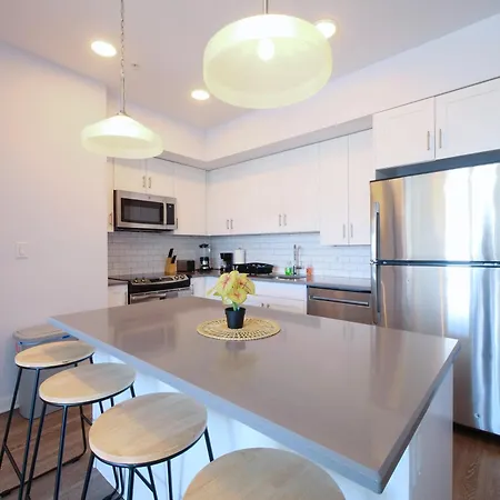 Mins To Nyc, Exceptional Modern 2Bedroom Apt Jersey City Exterior photo